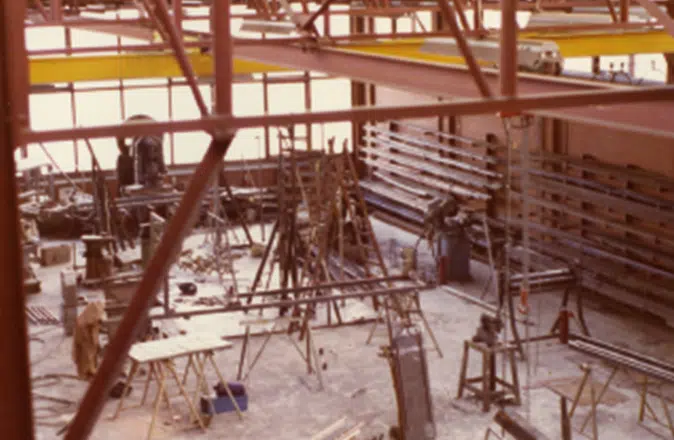 De Otolift fabriek verhuisde in 1980 naar Bergambacht.