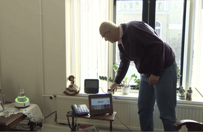 Meneer met verminderde mobiliteit