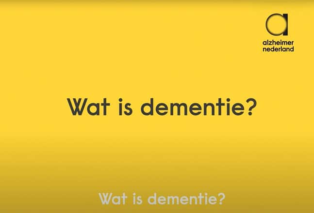 Alzheimer Nederland legt op een toegankelijke manier uit wat dementie is.