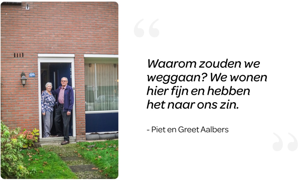 Omdat langer thuis blijven wonen niet meer zo vanzelfsprekend is voor Piet en greet, kiezen zij voor een traplift.